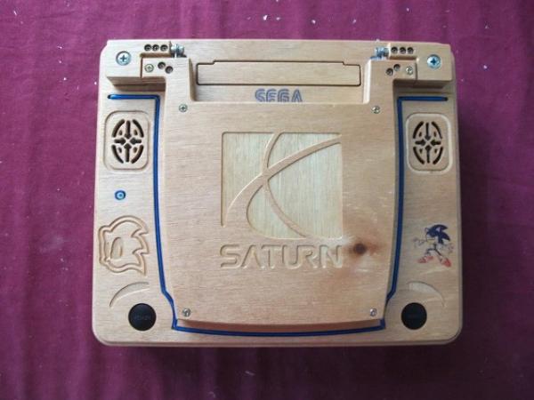 Деревянный моддинг Sega Saturn 
