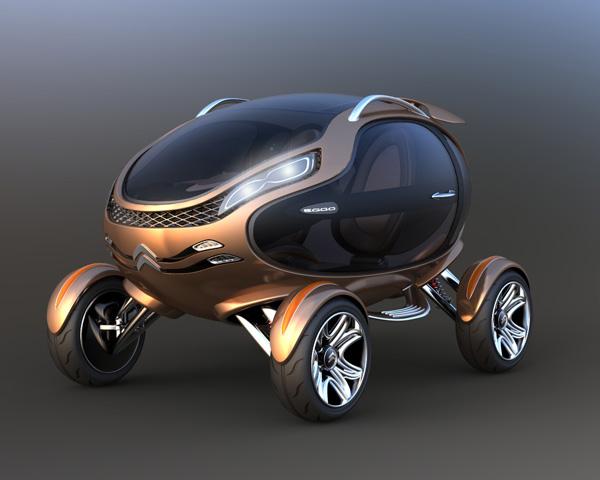 Концептуальный автомобиль-яйцо от Citroen 