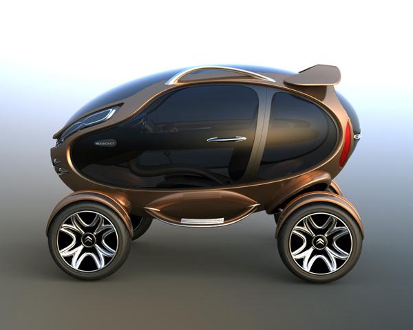 Концептуальный автомобиль-яйцо от Citroen 