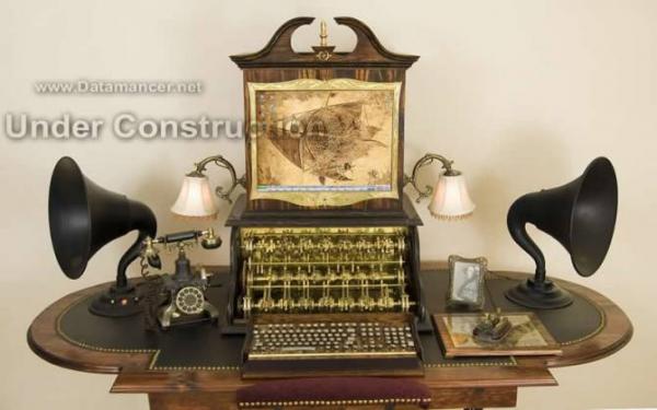 Компьютер в стиле 18-го века 