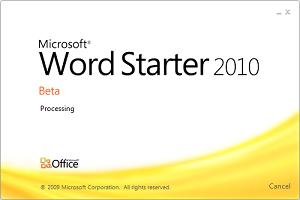 Microsoft Office 2010 Starter