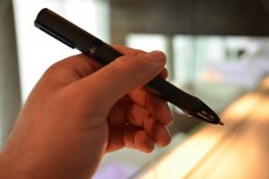 Цифровая ручка от Wacom в действии 