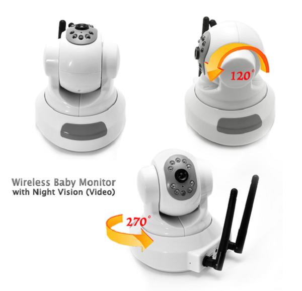 Wireless Baby Monitor w Night Vision фото