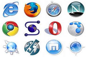 На фото логотипы браузеров