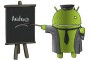 На фото логотип Android.